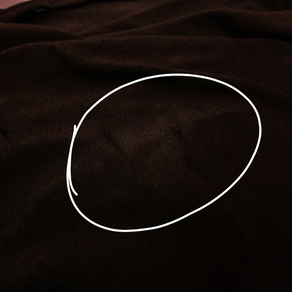 Chic Black Sheer Cap Sleeve w Pearl Accents By Luna Moon Whymsygoth Goth Bubble◯ - Picture 9 of 9